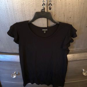 Black &Olive ruffled shirts